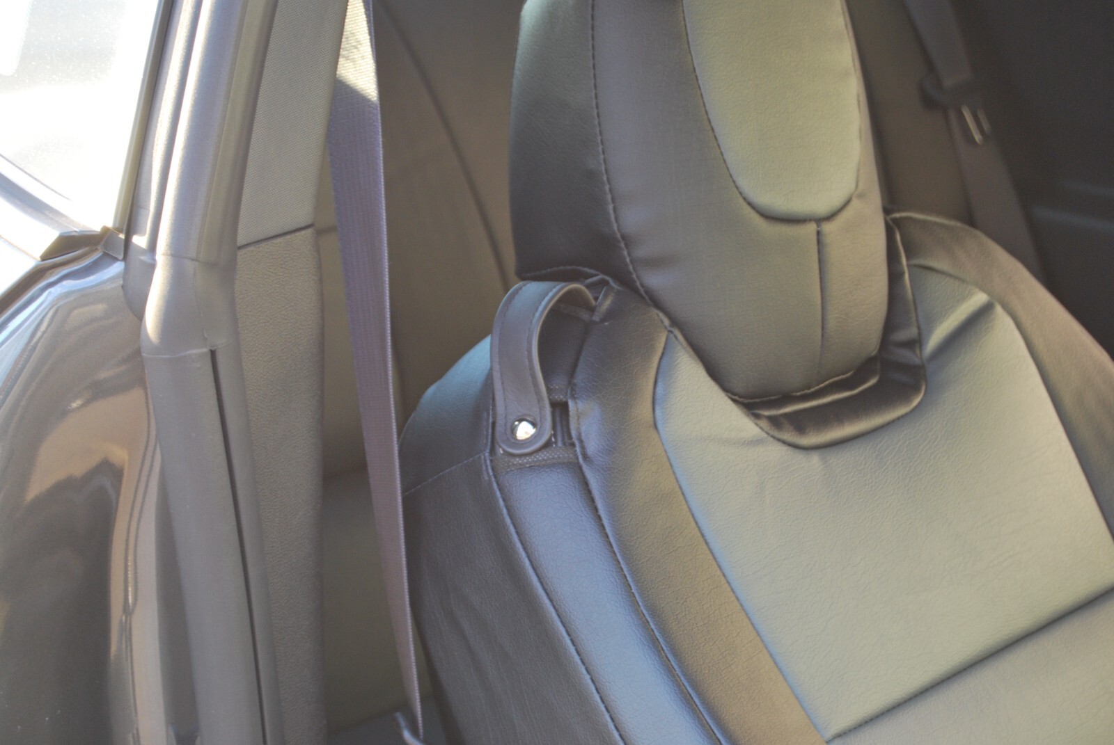 FOR CHEVY CAMARO 2010-2015 BLACK/BEIGE IGGEE S.LEATHER CUSTOM - Foto 11