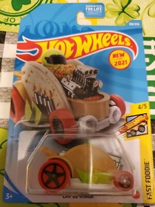 2021 Hot Wheels #108 🌮 Car De Asada 🌮 New Model Taco Car Fast Foodie