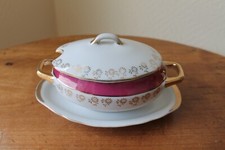 ancien petit moutardier en porcelaine