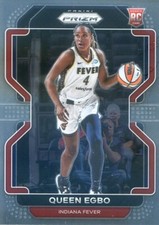 2022 Panini Prizm WNBA QUEEN EGBO RC ROOKIE #190 BASE CARD FEVER