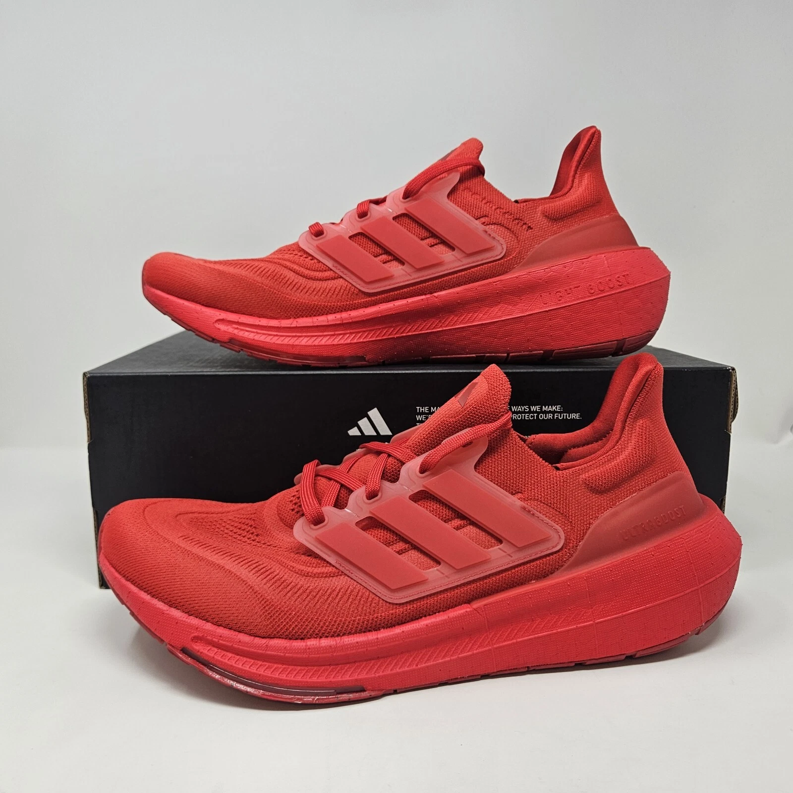 Adidas Ultraboost Light 'Red' Running Shoes / IE3042 / Size 11.5 Men - 12.5 Wmns