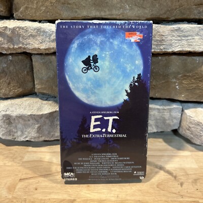 New E.T. ET The Extra Terrestrial VHS 1982 Green Spielberg Sealed 