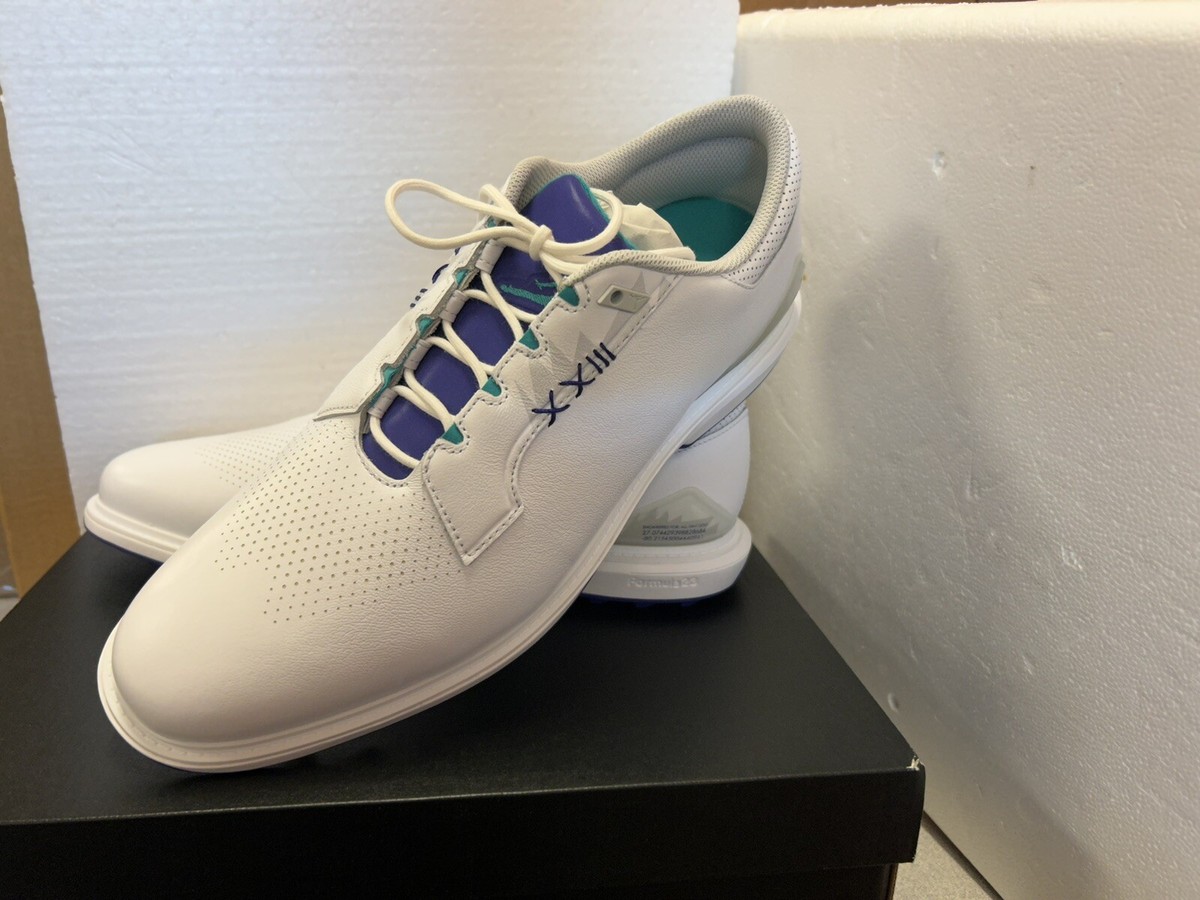 Men's Jordan ADG 5 Golf White/grape Spikeless Golf Shoes