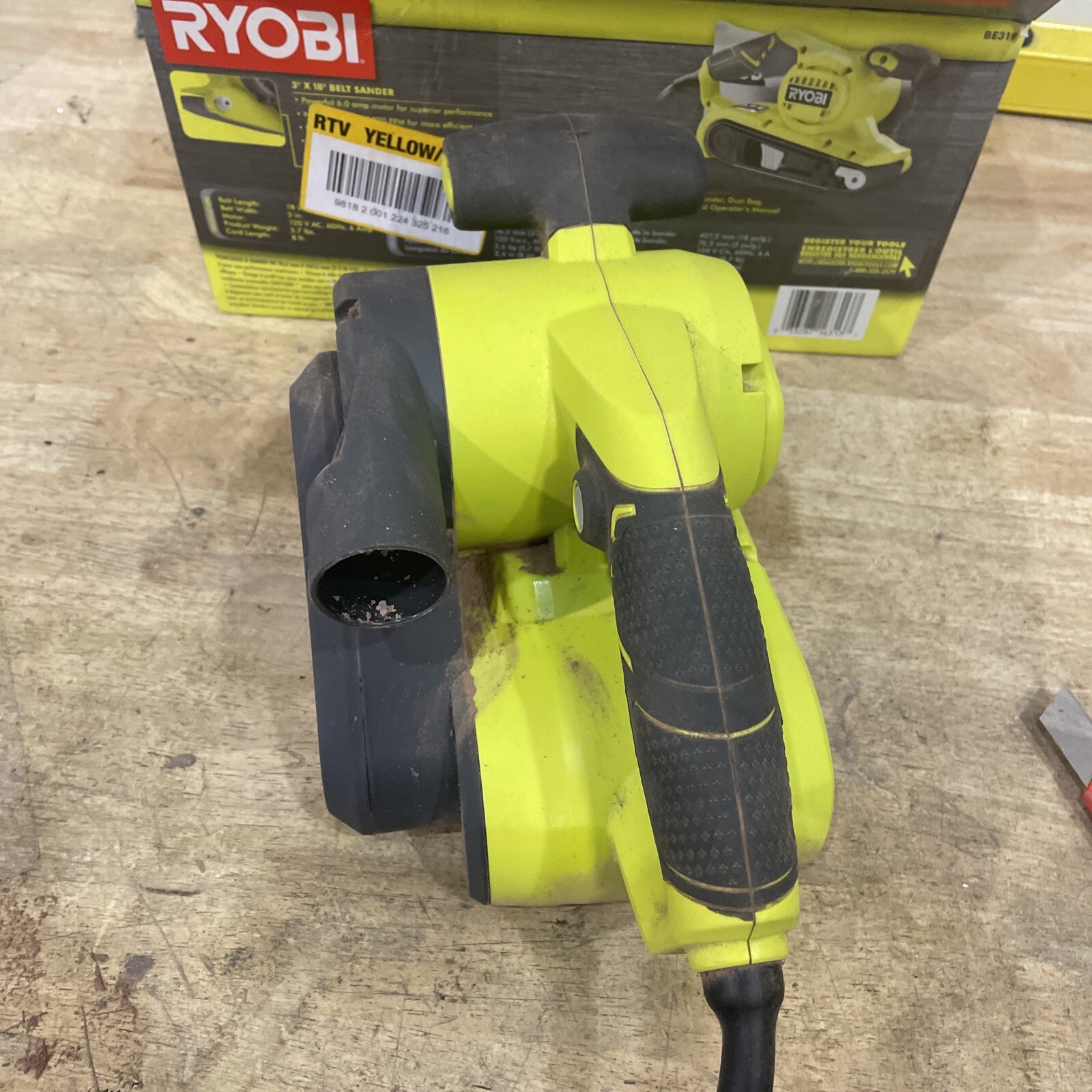 Ryobi BE319 1000W Belt Sander 33287163137 eBay