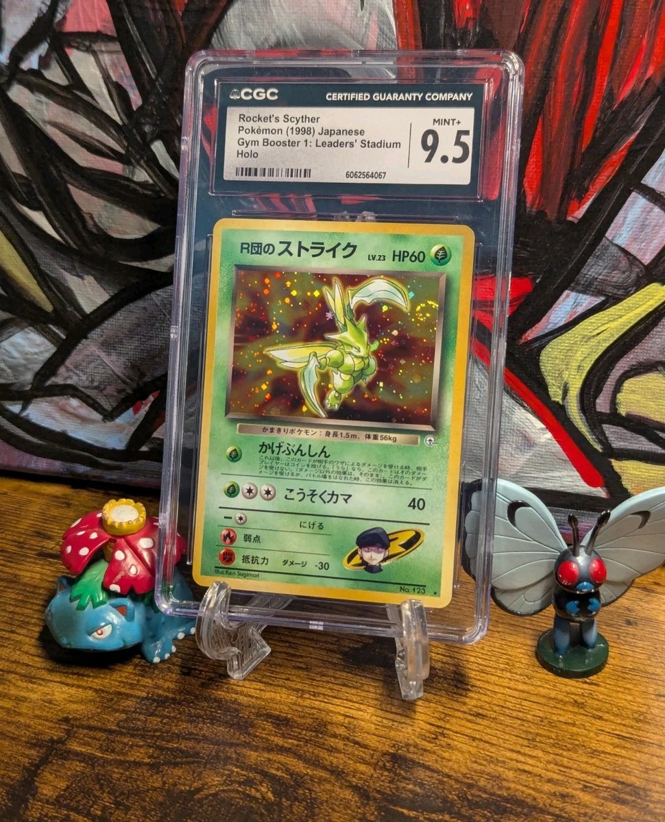 Rocket's Scyther Leaders' Stadium Holo (Japanese) for sale online