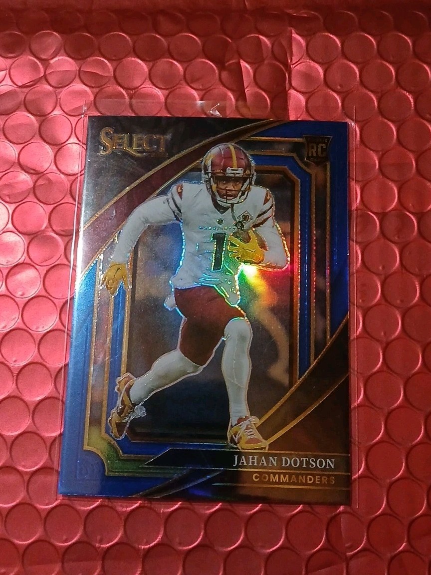 2022 Panini Select Suite Level Blue Prizm 19/99 Jahan Dotson #311 Rookie RC 2s2