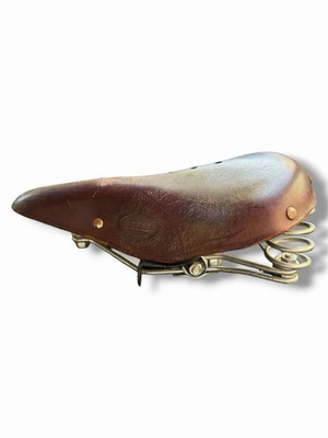 Lepper Primus Leather Saddle - Kernledersattel Braun - Vintage Bike Part