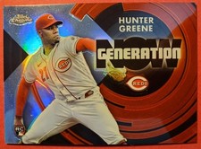 2022 Topps Chrome Update #GNC-21 Hunter Greene Reds Rookie Generation Now