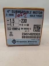 Franklin Electric  2345149203GS 4" Submersible Motor  NEW