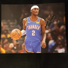 Shai Gilgeous-Alexander Oklahoma City Thunder Signed Photo, ACA COA NBA 11x14