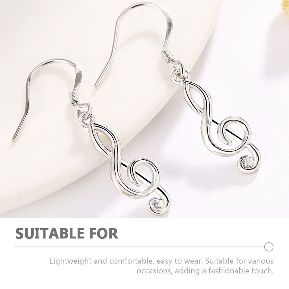 Notes Earrings 1 Pair Music Note Earring Aesthetic Earring Earring Decorative Ear ...