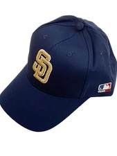 San Diego Padres MLB 275 Style NOS Adjustable Home Hat w/ Gold Letters