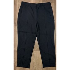 Pre-Owned Zara Straight Leg Black Dress Pants Trousers Women's Plus Size XXL