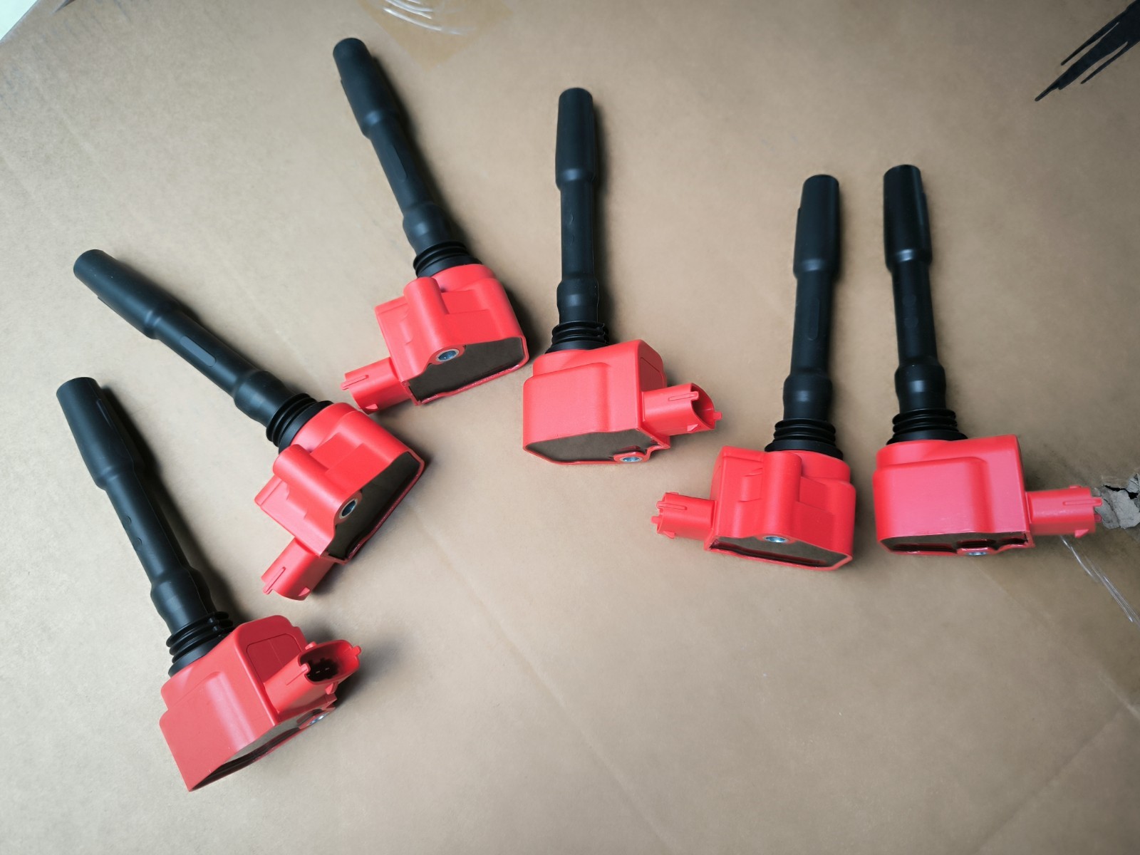 6PCS ARKAUTO HIGH ENERGY RED TOP IGNITION COIL 000288233 FOR MASERATI Ghibli...