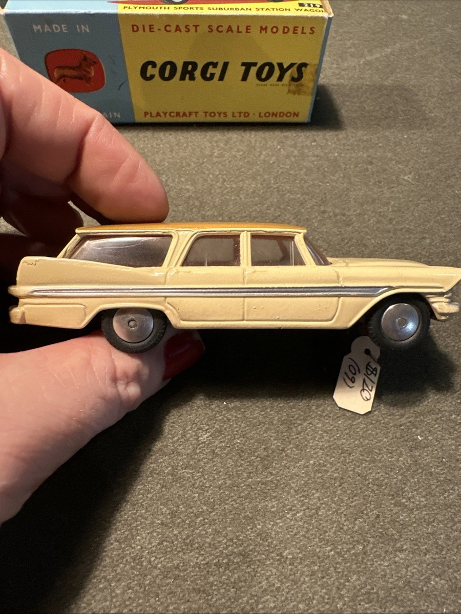 Corgi 219 Plymouth Sports Suburban In Original Box - Near Mint