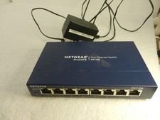 NETGEAR ProSAFE FS108P 8-Port 10/100 PoE Ethernet Switch W/ Ac adapter