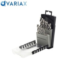 PUNTE FORATURA FERRO E ACCIAIO ELICOIDALI RETTIFICATE LUCIDE - KRINO - SET  19PZ