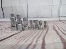 Snap-on 14 38 Drive 6pc Sae 6pt 12pt Shallow Universal Swivel Socket Lot