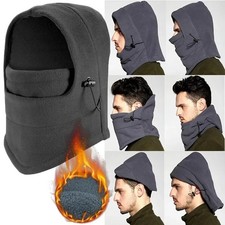 Windproof Fleece Neck Winter Warm Balaclava Ski Full Face Mask for Cold Weather