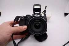 Nikon COOLPIX P510 16.1MP Digital Camera 42x Zoom GPS–Tested Works  Used Battery