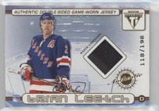 2001 Pacific Private Stock Titanium Variation Brian Leetch Rico Fata Patch 1o3