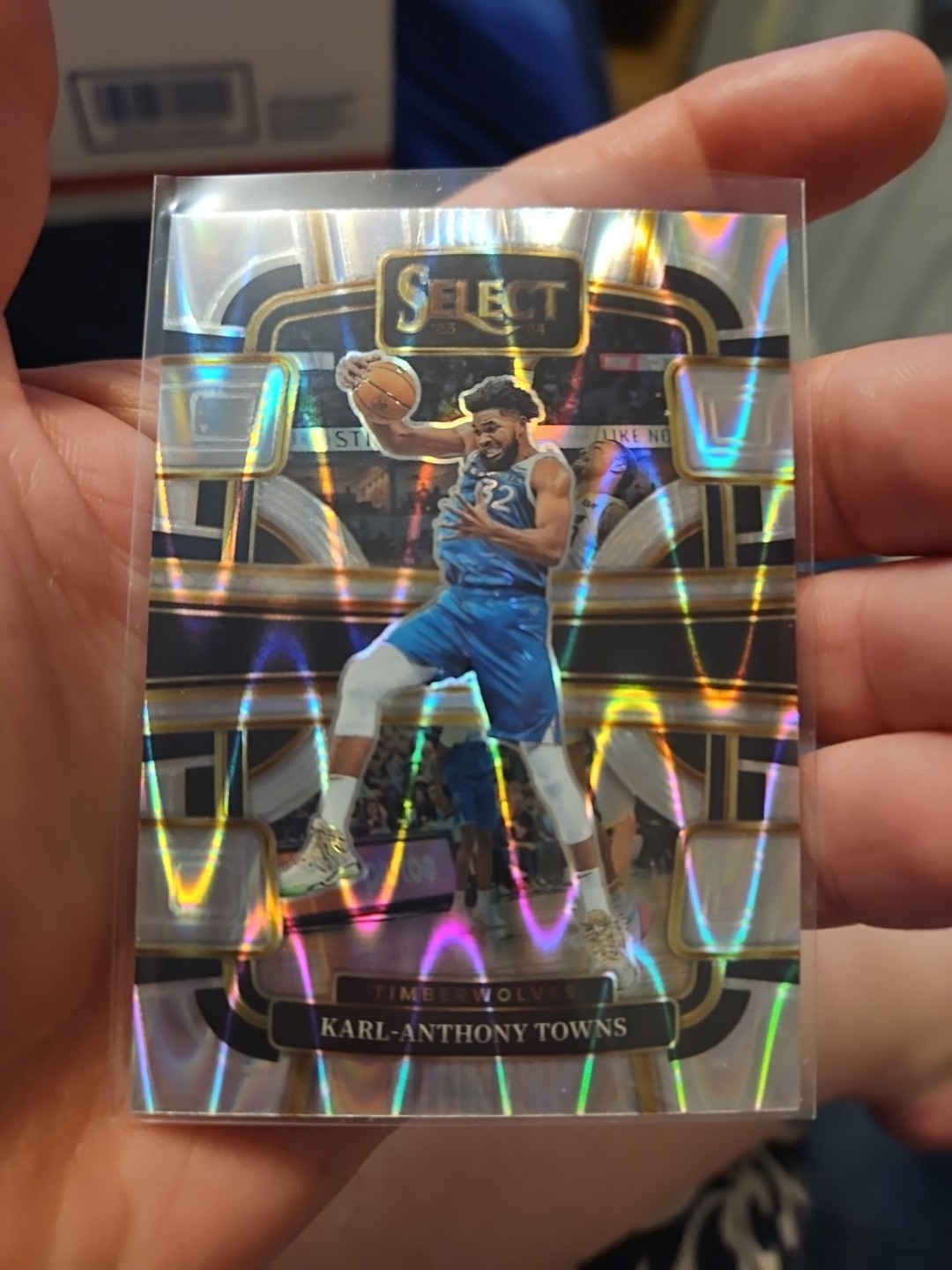 2023-24 Panini Select KARL ANTHONY TOWNS Tectonic Prizm Concourse 5 Timberwolves