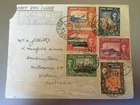 HONG KONG CHINA STAMPS RARE FIRST DAY COVER 1941 CENTENARY VICTORIA TO VICTORIA