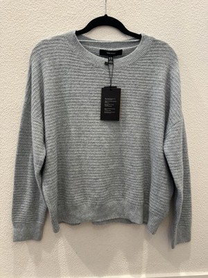 NWT light blue Vero Moda ribbed sweater w/ relaxed crew neck & drop sleeves