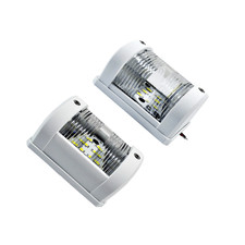 LED Marine Navigation Light White Nylon Boat Signal Lamp 12V Yacht Lighting