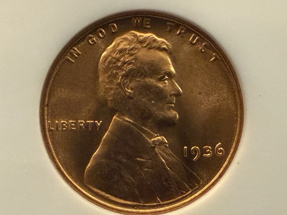 1936 Lincoln Wheat Cent - 1c NGC MS67 RD - Red - Image 3 of 4