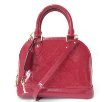 Autentica borsa a mano Louis Vuitton Monogram Vernis Alma BB 2Way tracolla...