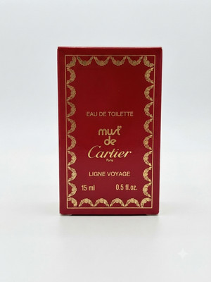 Machen Sie ein Angebot. Vintage Must de Cartier (1981) Eau de Toilette 15 ml