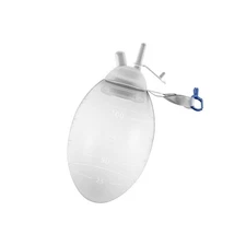 Wound Drainage Bulb, 100 ML, Oval Silicone, Medical Suction Reservoir