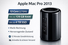 Apple Mac Pro 6.1 | 12 Core 2,7 Ghz | fino a 4TB SSD fino a 128GB RAM | D500 | IVA