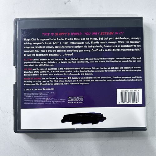 R.L. Stine Goosebumps SlappyWorld: Revenge of the Invisible Boy Audiobook 3-Disc - Picture 2 of 4