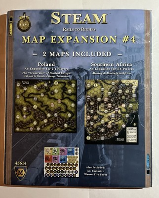Steam Rails to Riches Map Expansion #4 Poland and Southern Africa NEW!