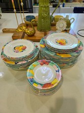 Vintage Build or Replace Your Set Mikasa Exotic Garden Dinner Plates and Bowls