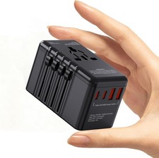 X-STAR 5in1 Voltage Converter 220V to 100V Travel Adapter Pure Sine Wave USB-C