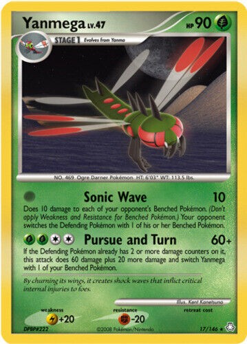 Yanmega - 17/146 PL/MP, English Pokemon Legends Awakened