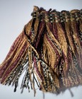 Tan Maroon Olive Green Multicolor 1.75” Brush Fringe Trim 12 Yards One Piece — photo 4