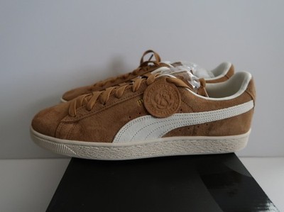 SALE 2025 CHARLES F STEAD X PUMA SUEDE HONEY BUTTER WHITE SZ 11 - 13 403767-03