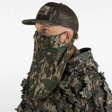 North Mountain Gear Mossy Oak Greenleaf Loose Fit Turkey Hunting Facemask