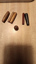 I Have A Large Bag Of 6 Different Types Of Wooden Beads For Sale.