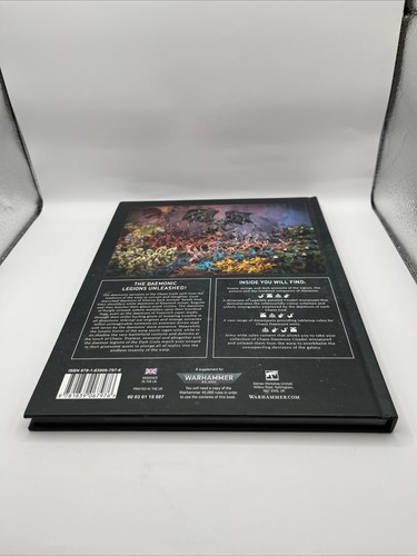 Games Workshop Warhammer 40k Codex Chaos Daemons Libro Esercito SPEDIZIONE GRATUITA - Foto 3 di 7