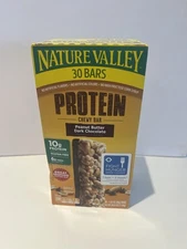 Nature Valley Peanut Butter Dark Chocolate Protein Chewy Bars, 30 ct.
