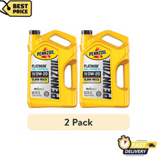 (2 Pack) Pennzoil Platinum High Mileage Full Synthetic 0W-20 Motor Oil, 5 Quart 47.19 per gallon