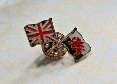 Großbritannien und Wales Freundschaft Metall Anstecknadel Abzeichen