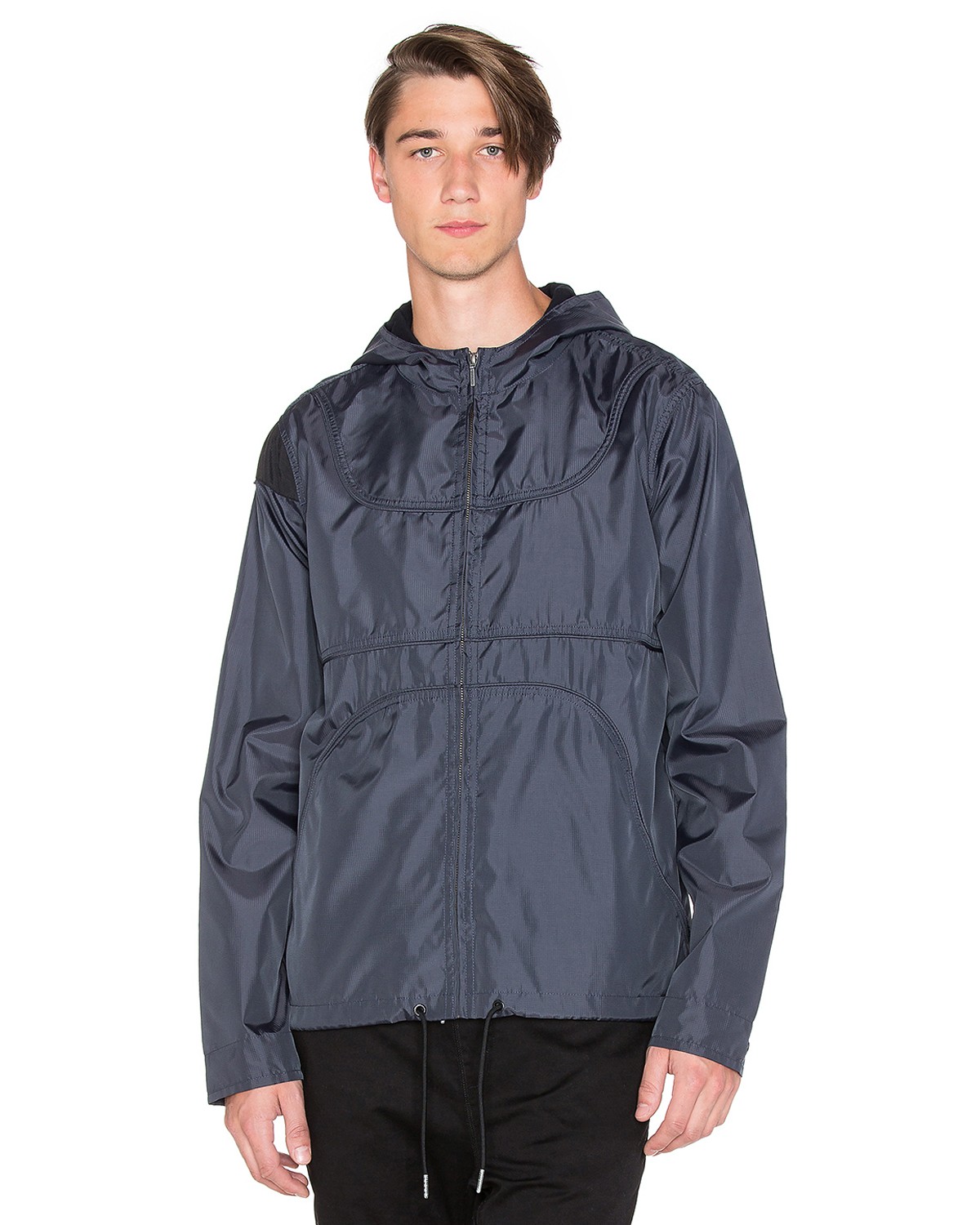 Мужская куртка Zanerobe Mentmore Bball с капюшоном на молнии Small Smoke 13090₽