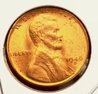 1946-S Lincoln Wheat Cent Penny GEM RED BU From an Original Bank Roll