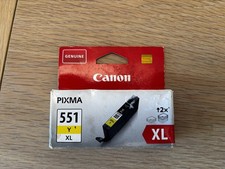 Genuine Canon Pixma CLI-551XL Y Yellow Ink Cartridge